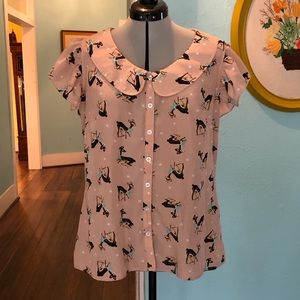 Beach Bash by Art and Tatyana 2XL top blouse